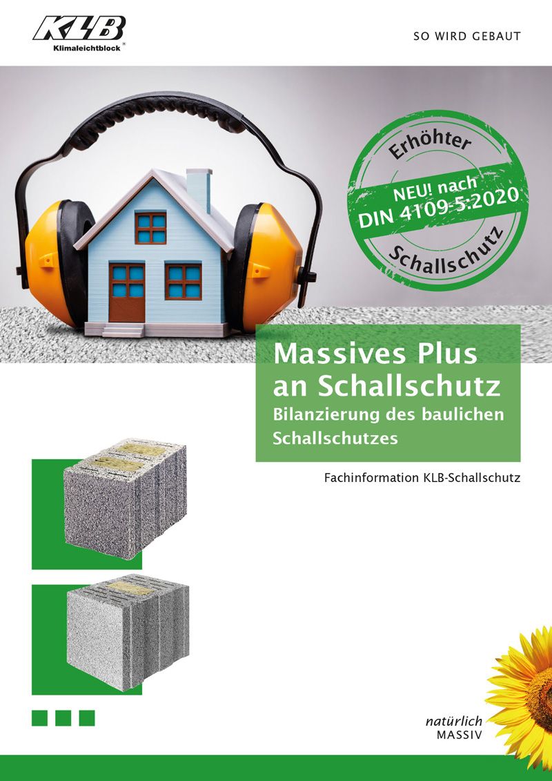 "Massives Plus an Schallschutz": Die aktualisierte Broschüre enthält alles Wissenswerte zum Thema.